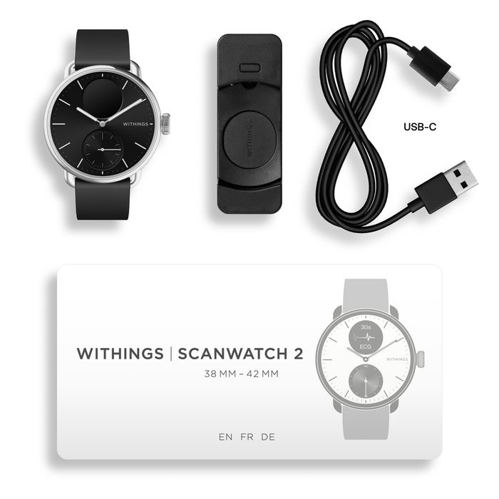 Withings ScanWatch2 (38mm) - Black