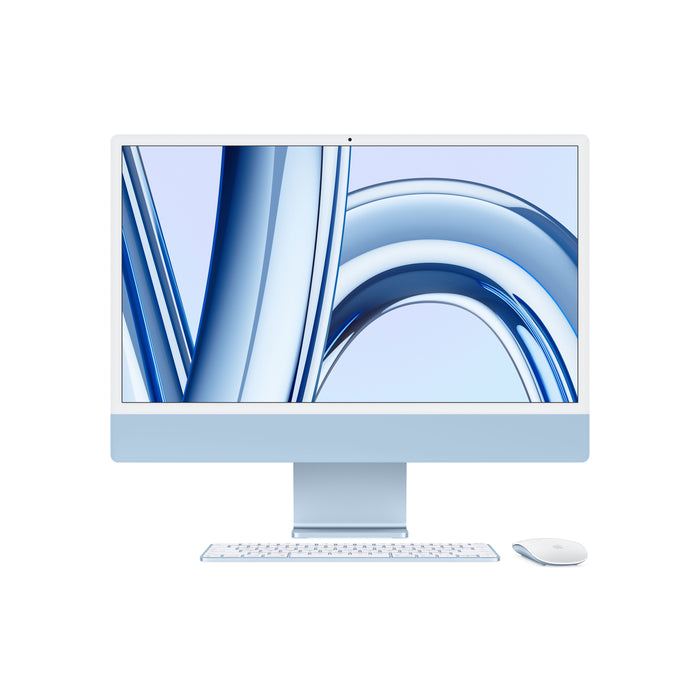 iMac 24" M3 8-core CPU 8-core GPU 8GB/256GB - Blauw