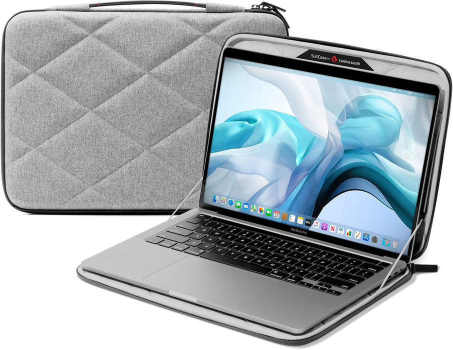 Twelve South SuitCase - MacBook Pro / Air 13" - M1/M2 - Lichtgrijs (op=op)