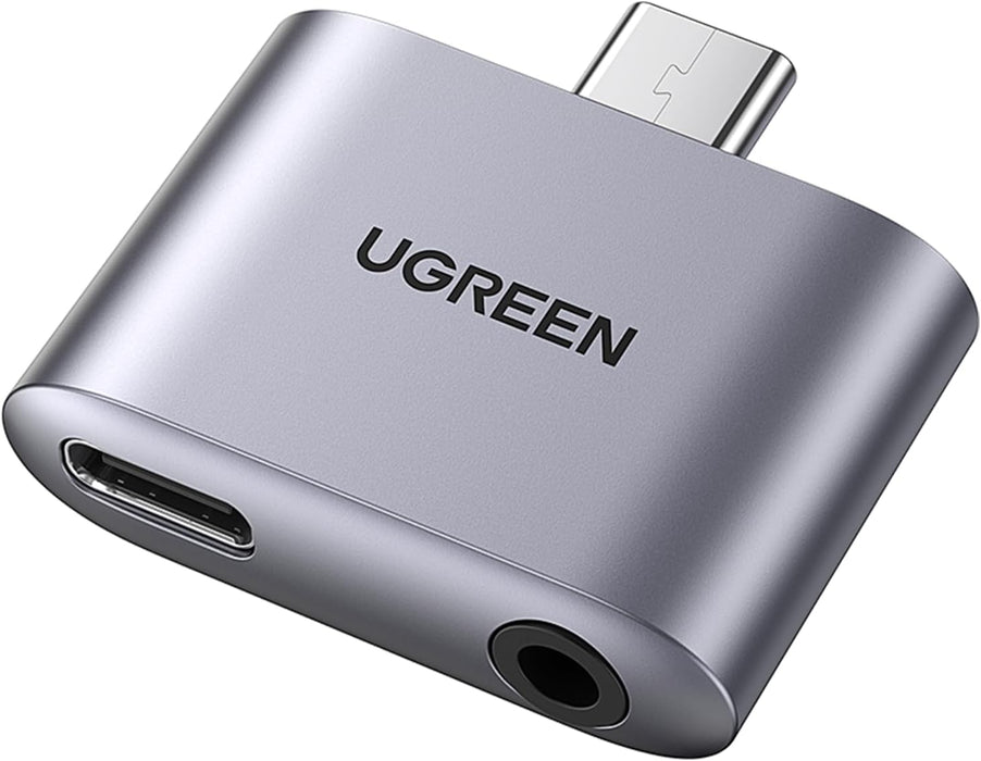 UGREEN USB-C splitter to USB-C en MiniJack 3.5mm
