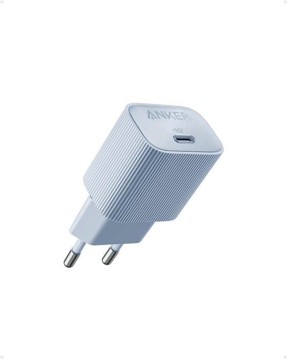 Anker Nano USB-C Plug, 30W Fast USB-C Charger - Lichtblauw