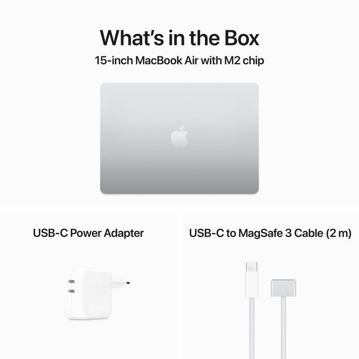 MacBook Air 15.3" M2 8-core 8GB/512GB - Zilver
