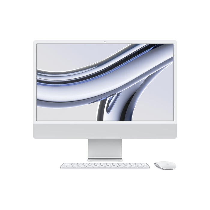 iMac 24" M3 8-core CPU 10-core GPU 8GB/256GB - Zilver ACTIE (op=op)