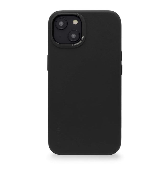 Decoded Leather Back Cover Black - iPhone 14