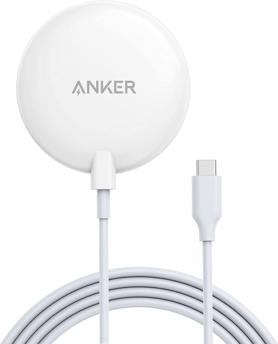 Anker Magnetic Wireless Charging Pad 150cm USB-C Cable - Wit