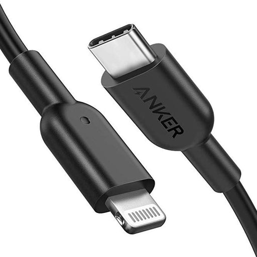 Anker Lightning naar USB-C kabel 0.9 meter - Zwart