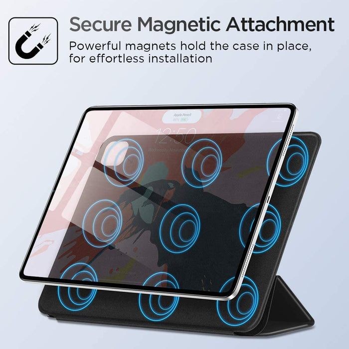 Magnetic iPad Pro 12,9" hoes - Zwart (2e Gen.)