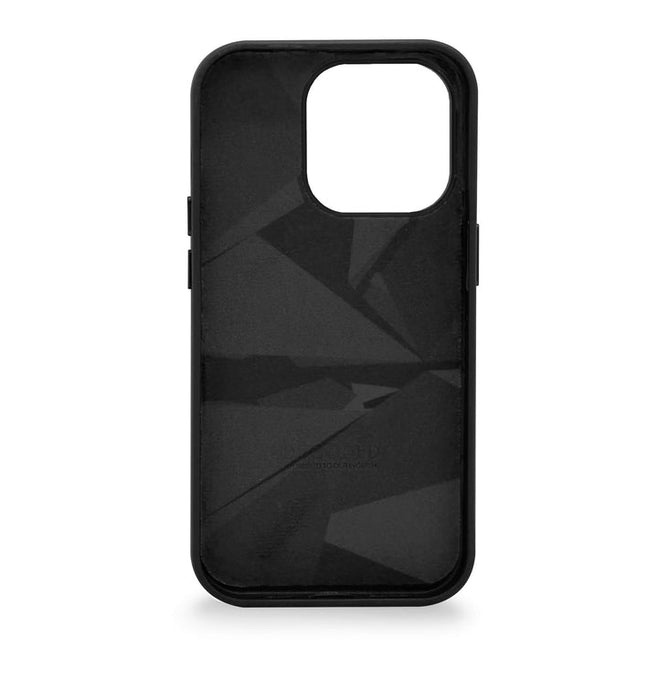 Decoded Leather Back Cover Black - iPhone 14 Pro Max