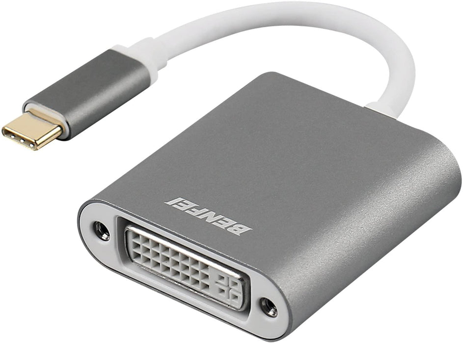 USB 3.1 Type-C to DVI Adapter (grijs)