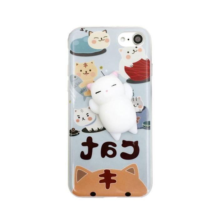 3D Lovely Cat, iPhone 7 Cover