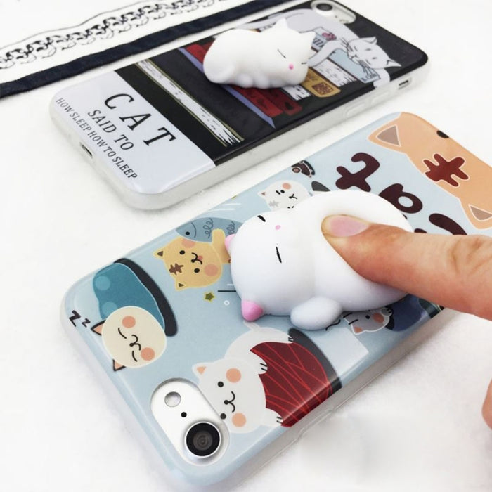 3D Lovely Cat, iPhone 7 Cover