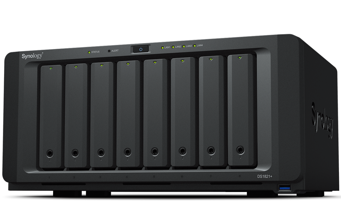 Synology Disk Station DS1821+ 8-bay/quad core