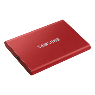 Samsung Portable SSD T7 - 500GB - Rood