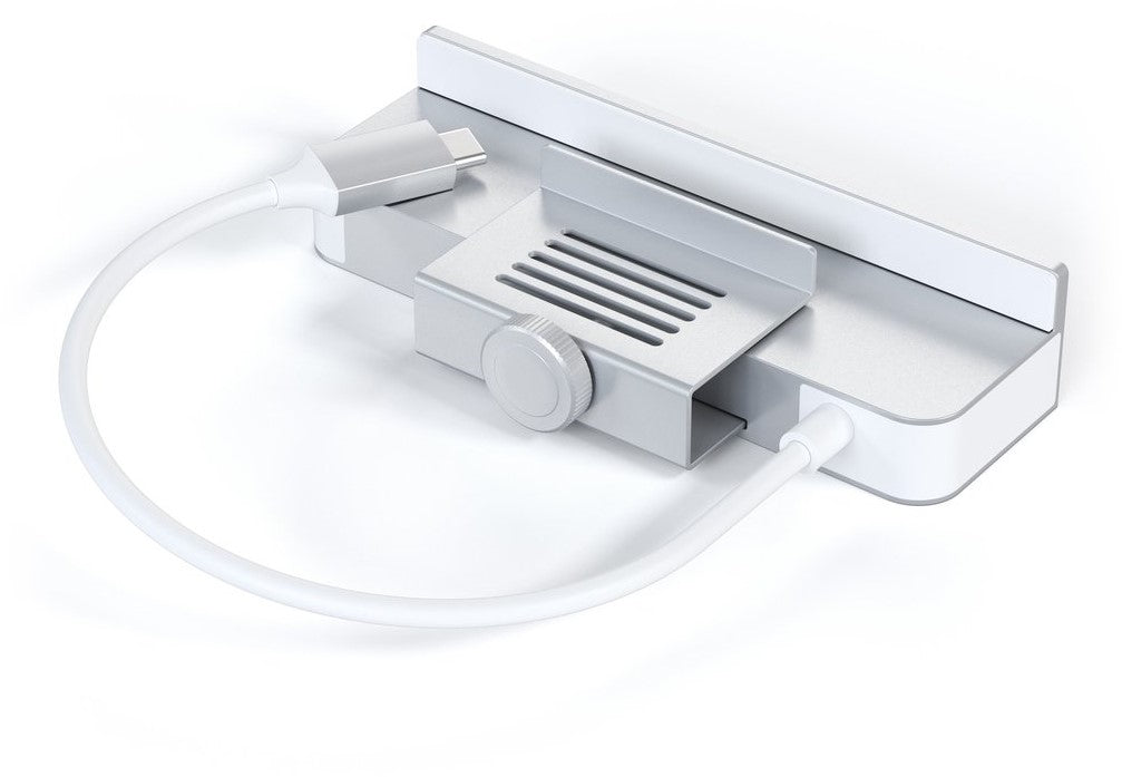 Satechi USB-C Clamp Hub for 24" iMac - Silver